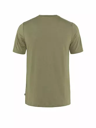 FJÄLLRÄVEN | T-shirt de sport homme Abisko Wool Classic | olive